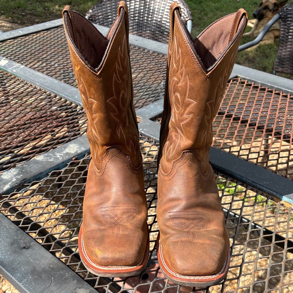 Men's Rustic Tan Western Boots